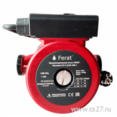 картинка Циркуляционный насос FERAT  стандарт  CP-S 25/8-180-с  (с кабелем, с гайками) | Центр Снабжения | Дальний Восток | Хабаровск